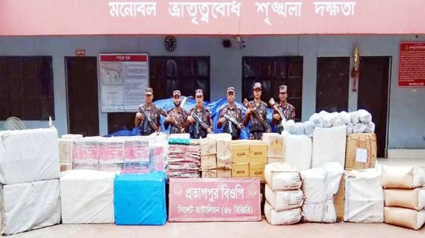 সিলেটে কোটি টাকার ভারতীয় পণ্য জব্দ