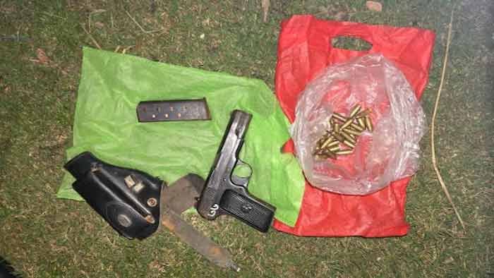 জয়পুরহাট থানার লুট হওয়া অস্ত্র-গুলি ঝোপঝাড় থেকে উদ্ধার