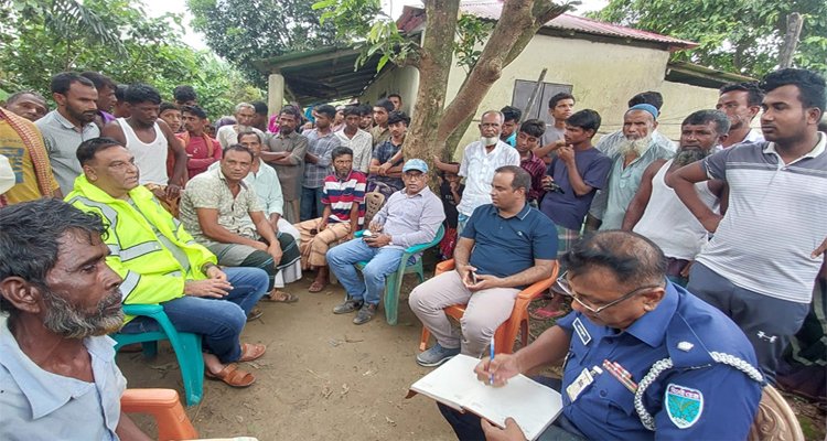 সুনামাগঞ্জে অগ্নিকাণ্ডে ছয় মৃত্যুর রহস্যের খোঁজে পুলিশ