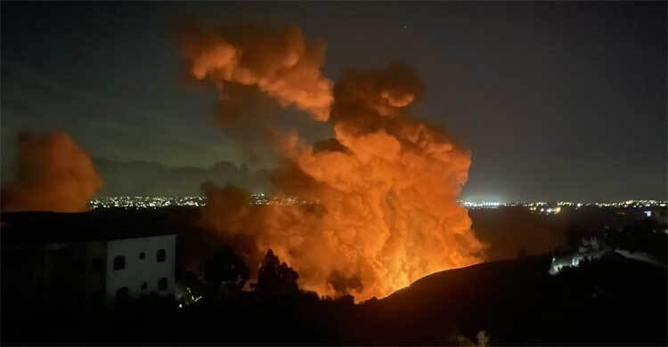 বৈরুত বিমানবন্দরের বাইরে ভয়াবহ বিস্ফোরণ