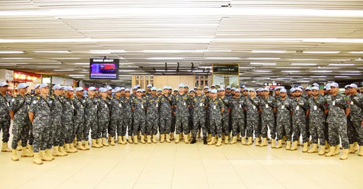 শান্তিরক্ষা মিশনে যোগ দিতে সুদান গেলেন নৌবাহিনীর ৬৭ সদস্য
