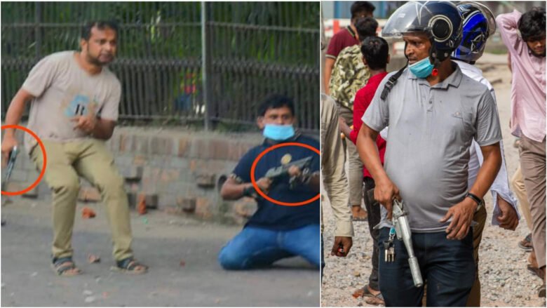 আন্দোলনে প্রকাশ্যে গুলি চালানো দুই অস্ত্রধারী গ্রেপ্তার