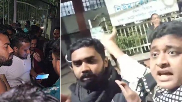 ছাত্রদল নেতাকে ছিনিয়ে নিতে নিউমার্কেট থানায় হামলা, এসিসহ আহত ৫