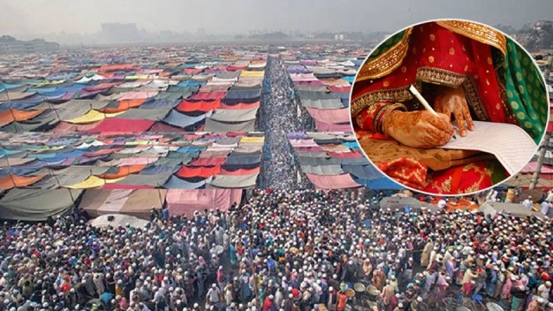 বিশ্ব ইজতেমায় যৌতুকবিহীন ৯ বিয়ে