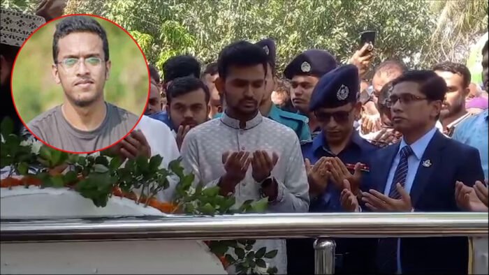 আবরার ফাহাদের কবর জিয়ারত করলেন উপদেষ্টা আসিফ