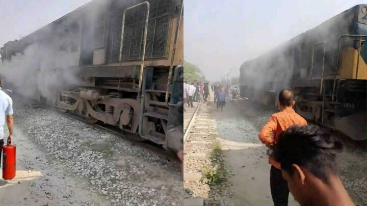 চলন্ত ট্রেনে আগুন, ঢাকা-ময়মনসিংহ রেল যোগাযোগ বন্ধ