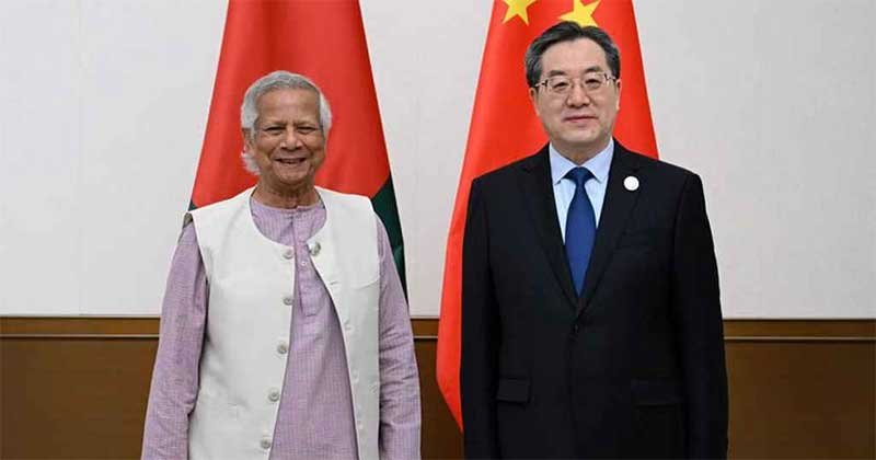 ঝুঝিয়াংয়ের সঙ্গে প্রধান উপদেষ্টার বৈঠক