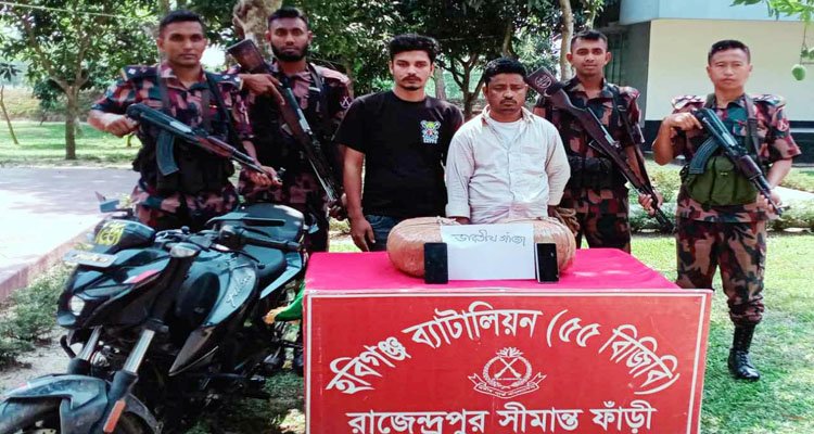 মাধবপুরে গাঁজাসহ আটক ২