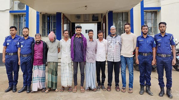 সিলেটে পুলিশের অভিযানে গ্রেফতার ৮