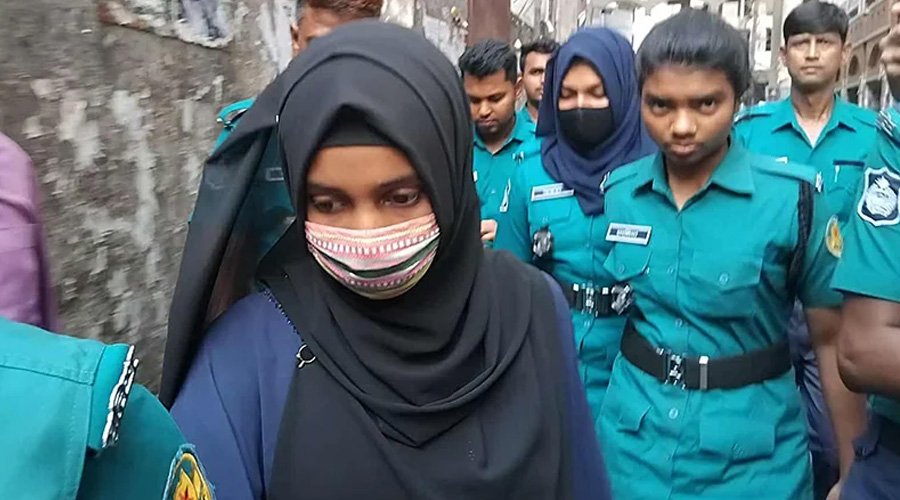 প্রাইম এশিয়ার শিক্ষার্থী পারভেজ হত্যা মামলায় রিমান্ড শেষে কারাগারে টিনা