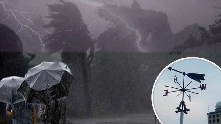 সকালের মধ্যে ঢাকাসহ কয়েক জেলায় ঝড়ের আশঙ্কা