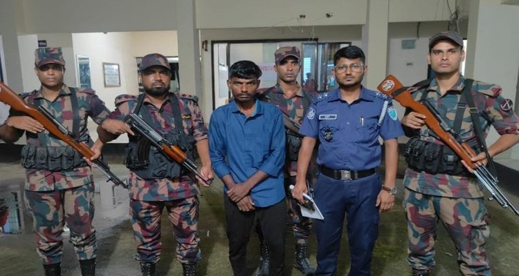 হবিগঞ্জ সীমান্তে মদসহ ভারতীয় যুবক আটক