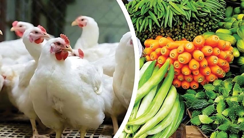 দামে কমেছে মুরগি ও সবজির