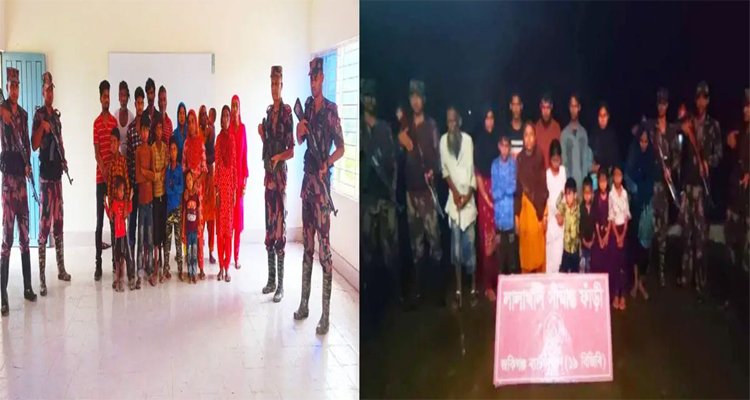 সিলেট সীমান্তে ১৪ রোহিঙ্গাসহ ৩১ জনকে পুশইন