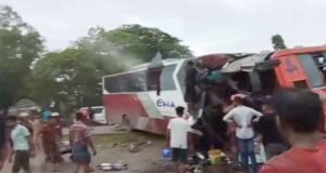 ওসমানীনগরে দুই বাসের সংঘর্ষে নিহত ১