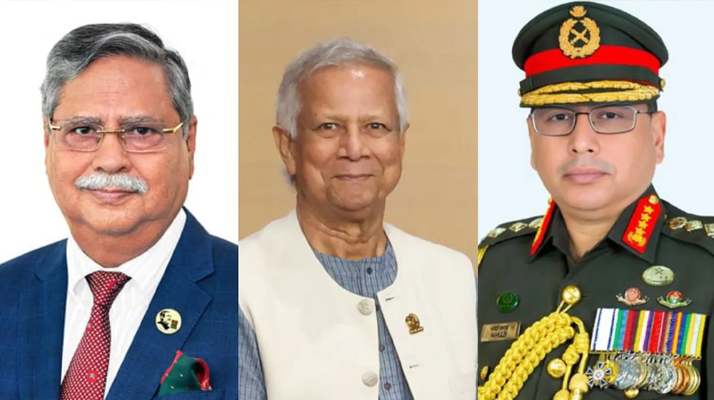 রাষ্ট্রপতি ও প্রধান উপদেষ্টার সঙ্গে সেনাপ্রধানের সাক্ষাৎ
