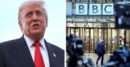 বিবিসির বিরুদ্ধে ট্রাম্পের এক বিলিয়ন ডলারের আইনি হুমকি