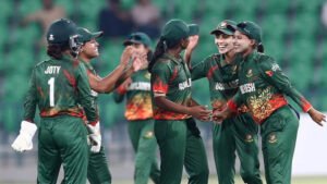 থাইল্যান্ডের সামনে ১৬৬ রানের চ্যালেঞ্জ ছুড়ল বাংলাদেশের মেয়েরা