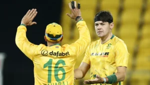 নিউজিল্যান্ডকে হারিয়ে সিরিজ জমিয়ে তুলল দক্ষিণ আফ্রিকা