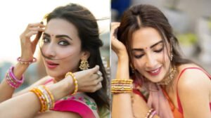 বৈশাখী সাজে ধরা দিলেন বিদ্যা সিনহা মিম