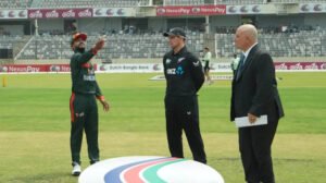 চট্টগ্রামে সিরিজ নির্ধারণী ম্যাচে টস জিতে ফিল্ডিংয়ে নিউজিল্যান্ড