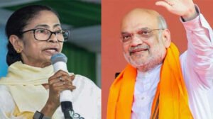 মমতার চ্যালেঞ্জ হেসে উড়িয়ে দিলেন অমিত শাহ