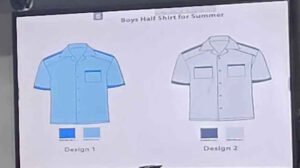 প্রাথমিক শিক্ষার্থীদের নতুন ইউনিফর্মের মডেল উপস্থাপন