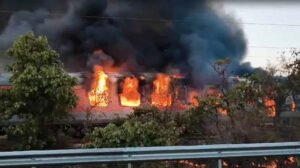 কেরালা-দিল্লি রাজধানী এক্সপ্রেসে আগুন, ৬৮ যাত্রী উদ্ধার