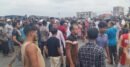হাজী মাজার বস্তি উচ্ছেদের প্রতিবাদে টঙ্গীতে বিক্ষোভ