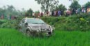 বগুড়ায় পথচারী নারীকে বাঁচাতে গিয়ে খাদে প্রতিমন্ত্রী বারীর গাড়ি