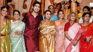 ৭৮ বছরে মুখার্জি বাড়ির দুর্গাপূজা, তারকাদের মিলনমেলা